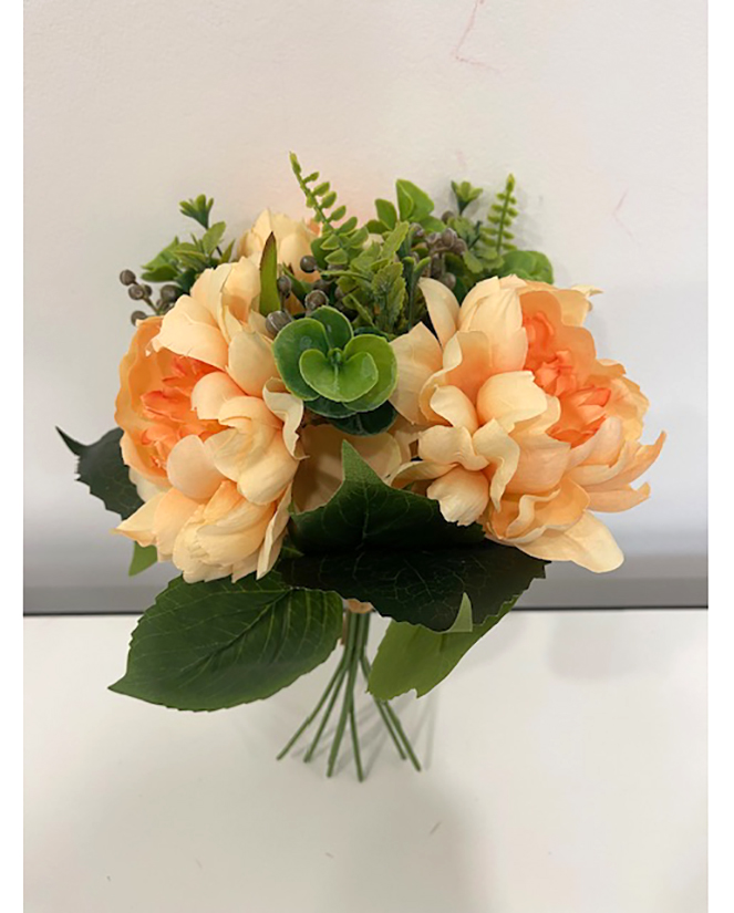 BOUQUET ROMANTIC X6 W/3 PEONY 30CM. PESCA