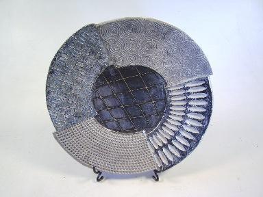 OLIMPIA PIATTO H50CM. SILVER