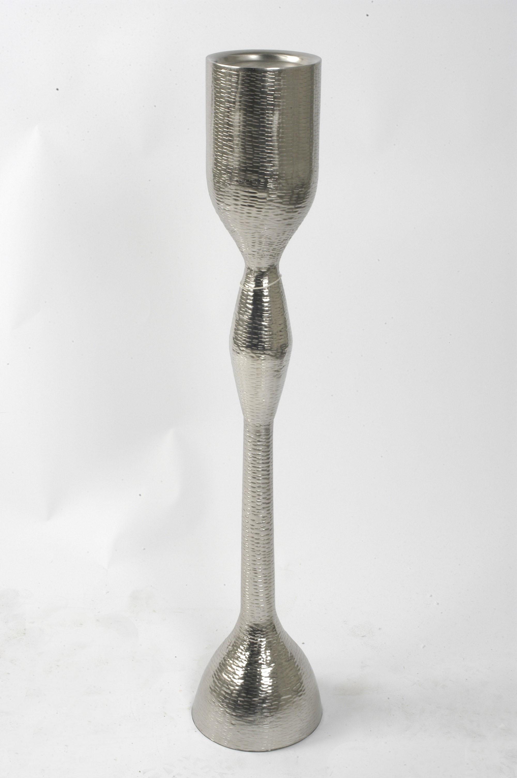 PORTACANDELA IRON H150 D25CM.