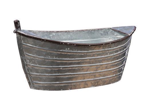 BARCHETTA ZINCATA H19,5 38,5X16CM.