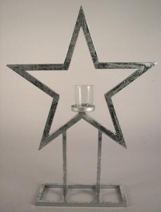 PORTACANDELA STELLA 50CM. METAL
