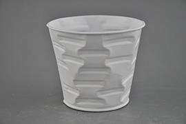 VASO LATTA CONICO H12 D13 WHITE