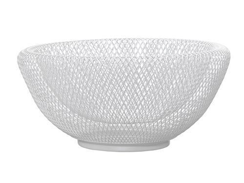 CIOTOLA RETE MET. H12 D25CM. BIANCO