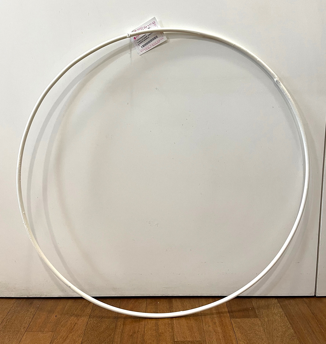 ANELLO SOSP. D60CM. FERRO BIANCO
