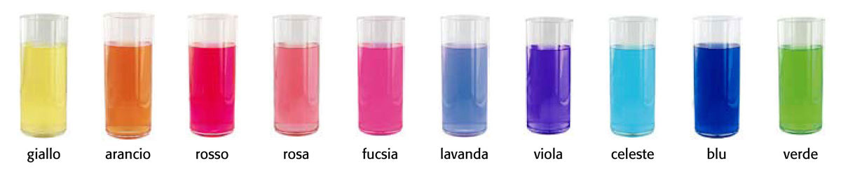 COLORANTE PER ACQUA 250ML. ROSSO