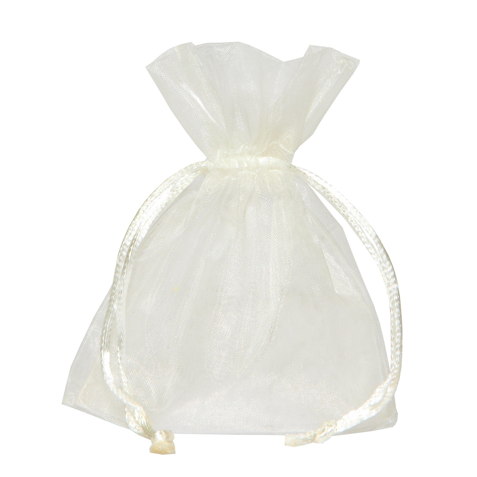 BAG ORGANZA 9X12CM. 10PZ. BEIGE