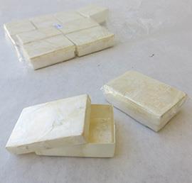 BOX MADREPERLA RETTANG. 10PZ.7X5CM.