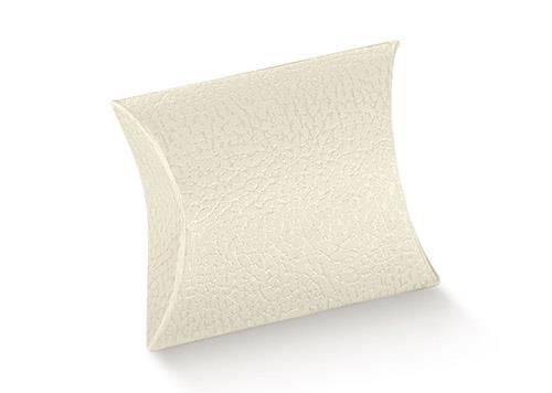 BUSTA 70X70X25MM. PELLE BIANCA