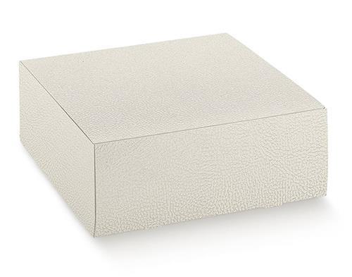 PRATICA 100X100X40MM. PELLE BIANCA