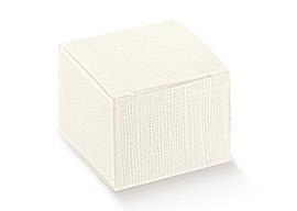 PIEGHEV.6X6X6CM. SETA BIANCO