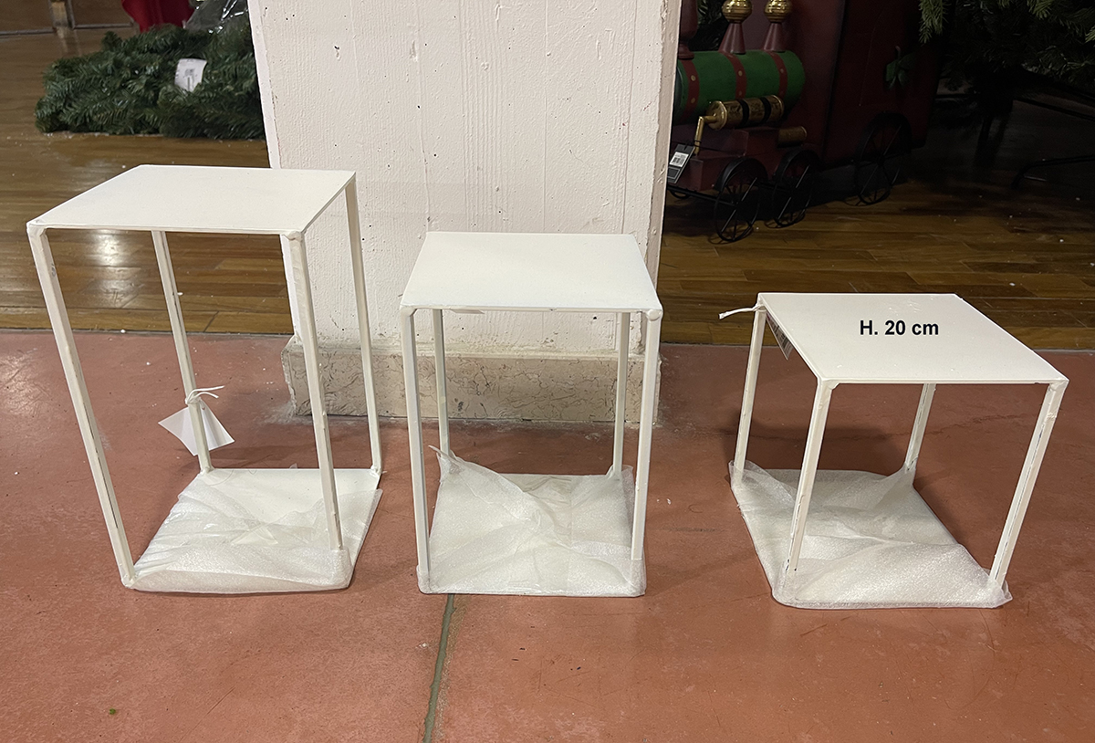 COLONNA H20 18X18CM. BIANCO