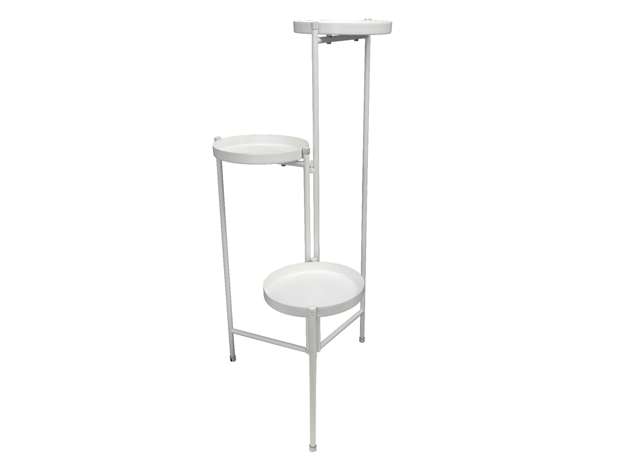 PORTAPIANTE 3RIPIANI H795CM. BIANCO