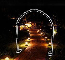 ARCO SPOSI METALLO 2,15X2,50MT. BIANCO