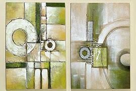 QUADRO LOSRA 120X90CM. TELA/LEGNO