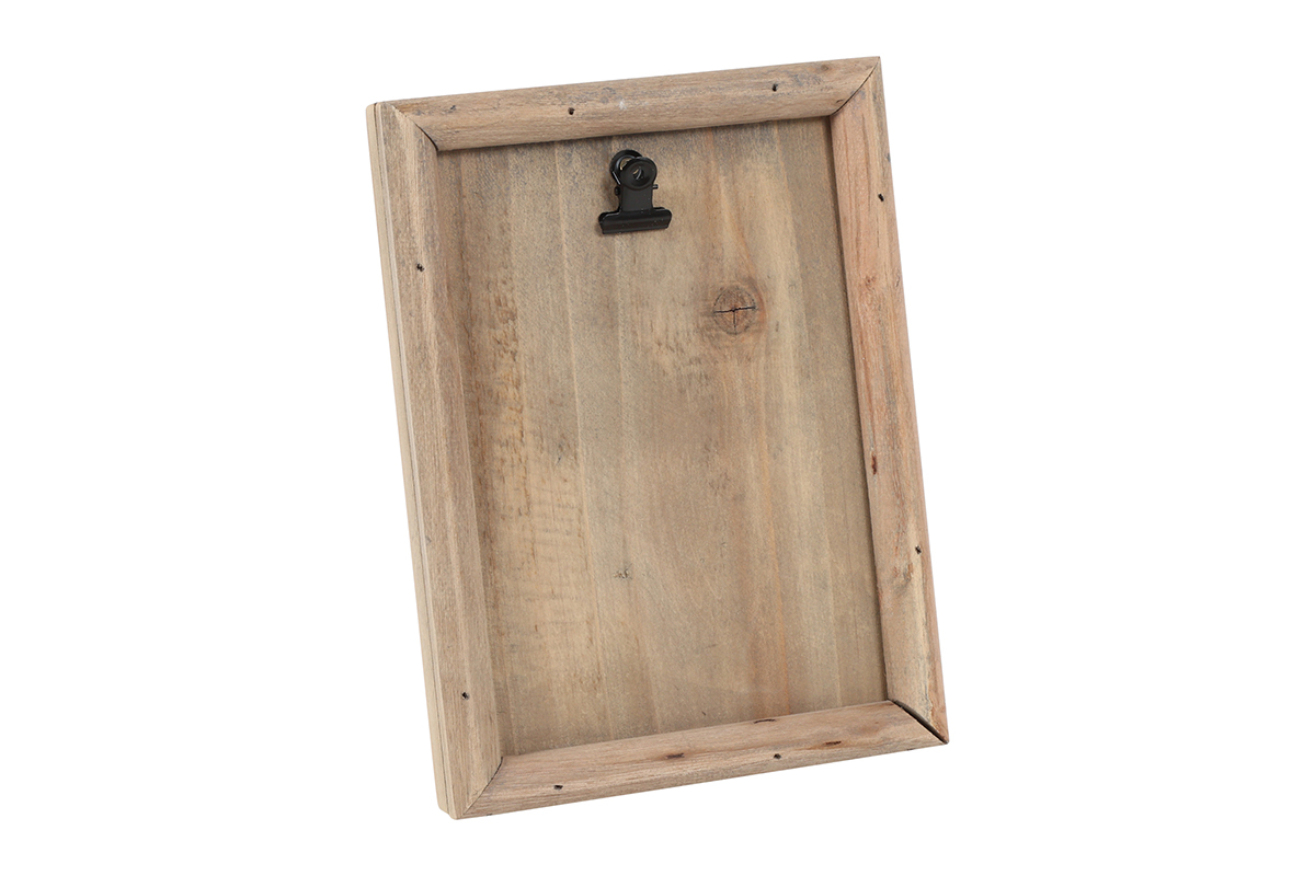 PORTAFOTO LEGNO 15XH20CM. 2PZ. NAT. ---NETTO---