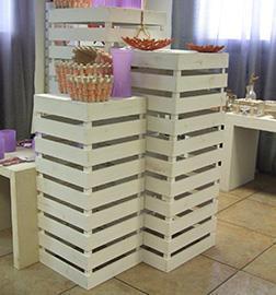 COLONNA LISTELLI S/3PZ. H80-100-120 L35-40-45CM.