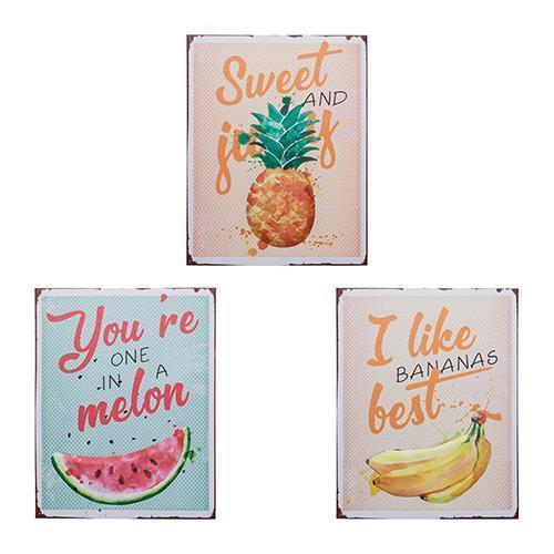 QUADRO CANVAS C/FRUTTA 30X40X2CM