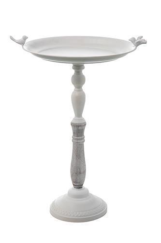 ALZATA MET. D35 H54CM. BIANCO