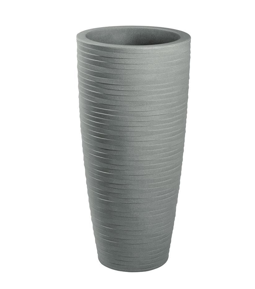 VASO TALOS ELEGANCE H70 D33CM. CENERE