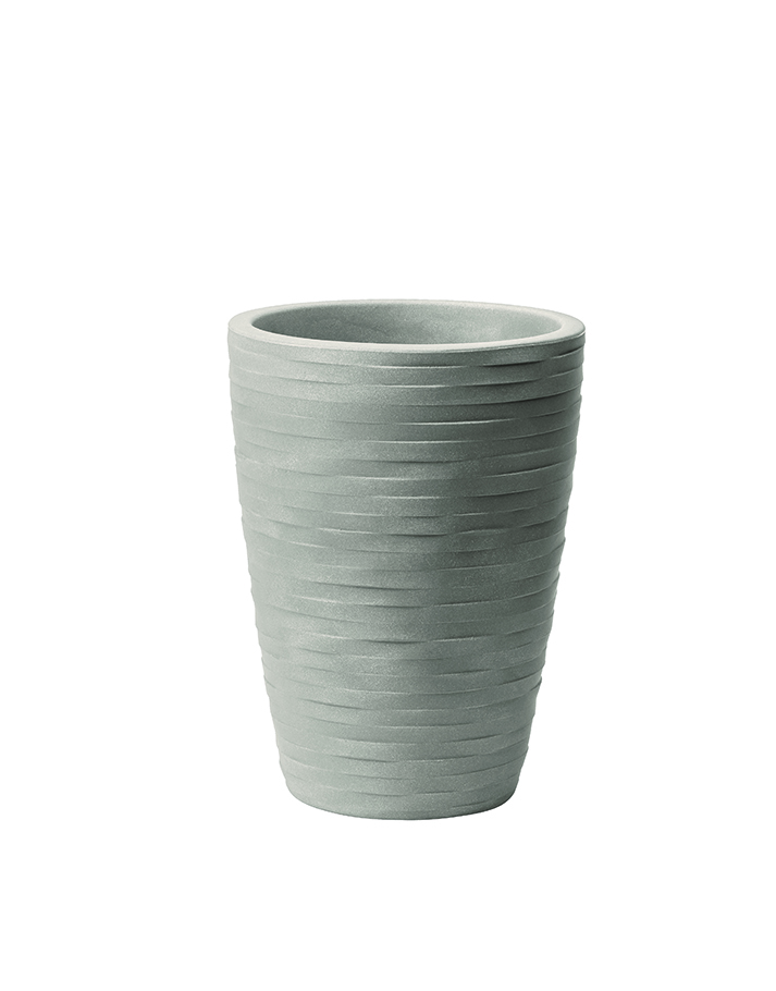 VASO TYLUS ELEGANCE H40 D30CM. CENERE