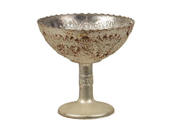 COPPA C/PIEDE H11 D11CM. ORO SCURO