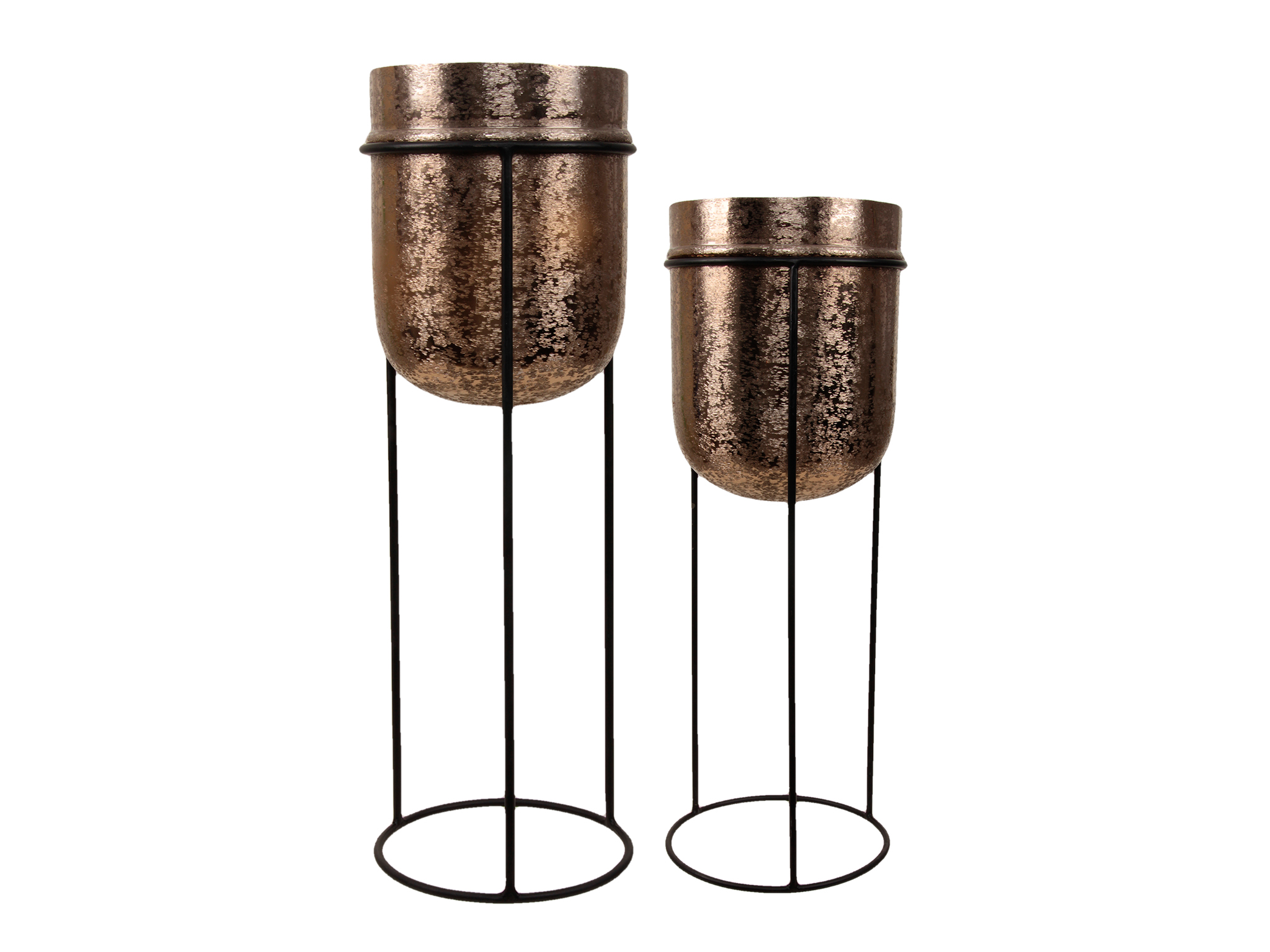 VASI C/ALZATA MET. S/2 D.20X67 D.24,5X74,5 ORO