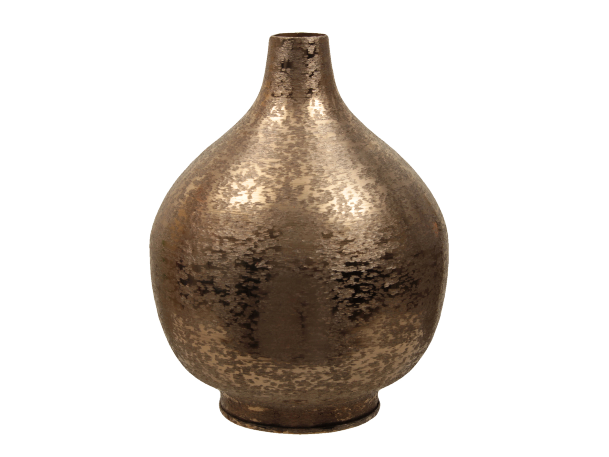 VASO TONDO MET. D.25 H.31,5CM ORO