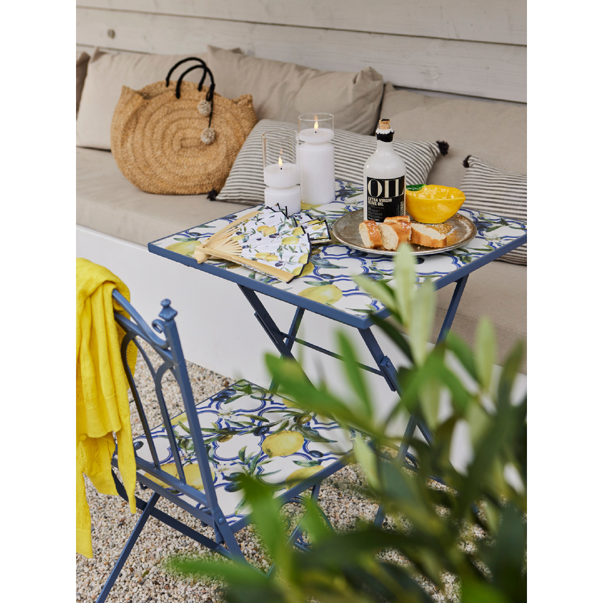 TAVOLO 58XH76 +2SEDIE 38X50 H89 SORRENTO  --NETTO-----