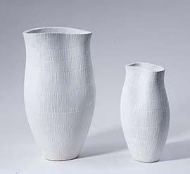 VASO CEMENTO H55 D26CM. BIANCO
