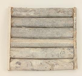 BASE LEGNO TRONCHETTI  30X30CM. FROST.