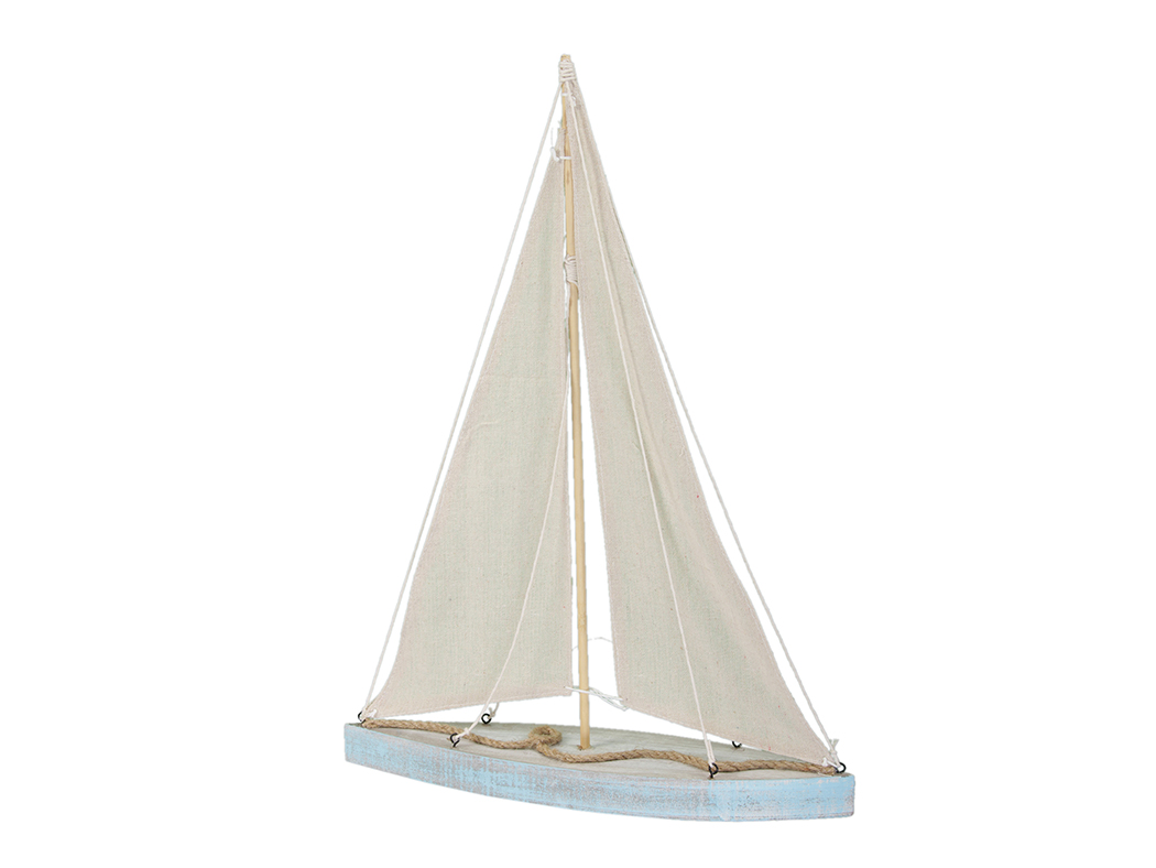 BARCHETTA IN LEGNO H45 35X9CM. NAT.