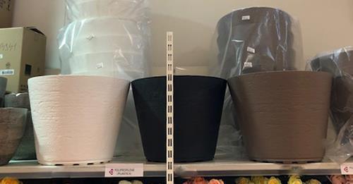 VASO TIRSO H42 D55CM. TORTORA