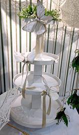 ETAGERE LEGNO H134 D75CM. BIANCO