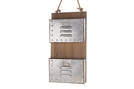 PORTADOCUMENTI LEGNO+MET. H62 L32CM.