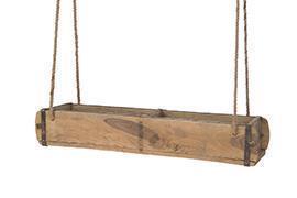 CASSETTA LEGNO C/CORDE 58X15X56CM. NAT.