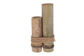 BAMBOO 2LEGATI H15 9X4CM. 3PZ. NAT