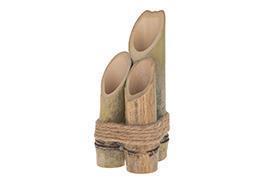 BAMBOO 3LEGATI H15 8X9CM. 2PZ. NAT
