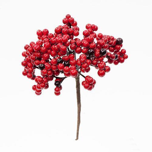 PICK MINI BACCHE H13CM. 6PEZZI ROSSO
