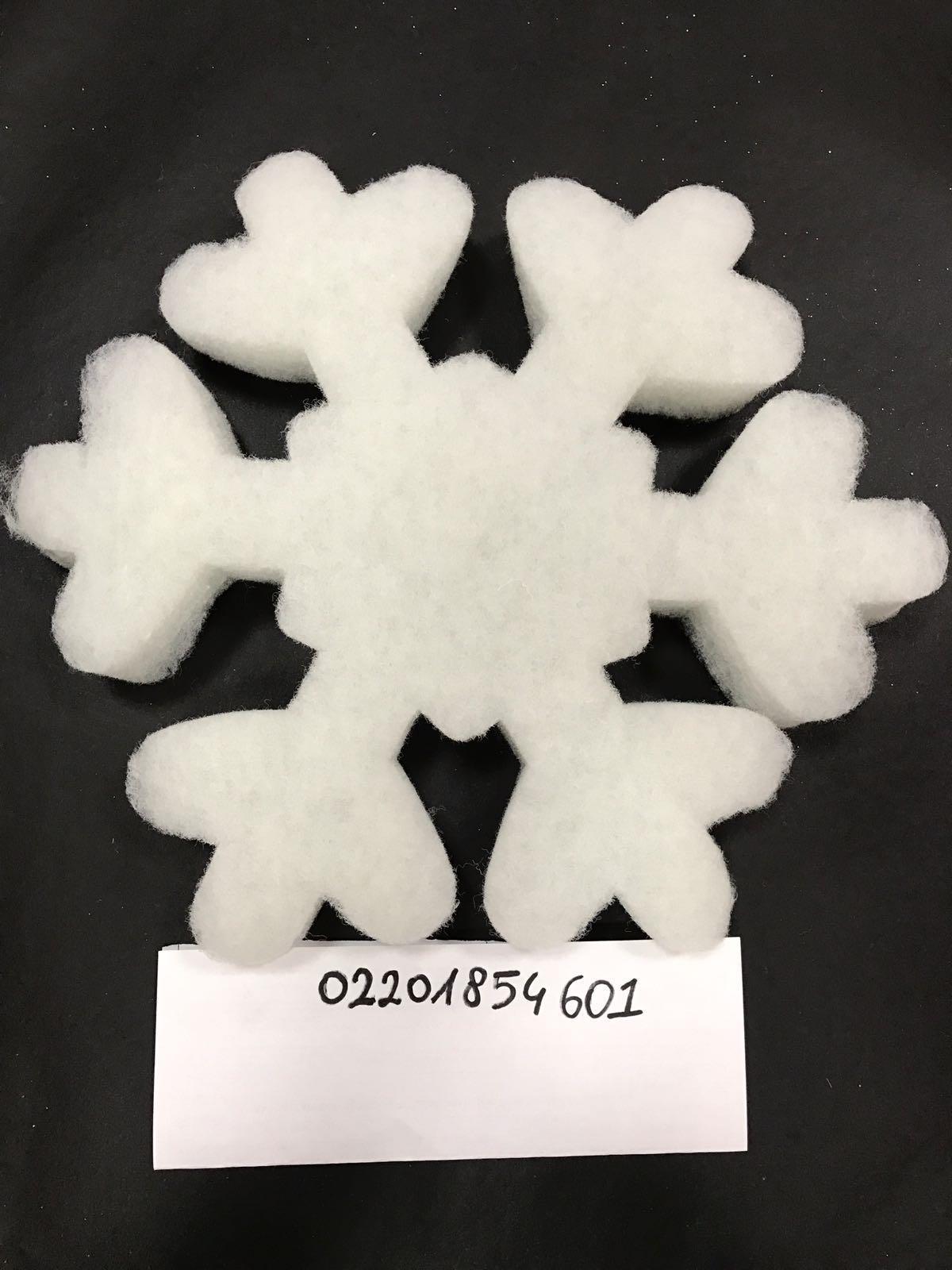 FIOCCO DI NEVE 4PZ. D30CM. BIANCO
