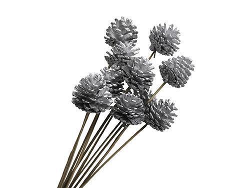 PIGNA C/PICK 50CM. 10PZ. ARGENTO