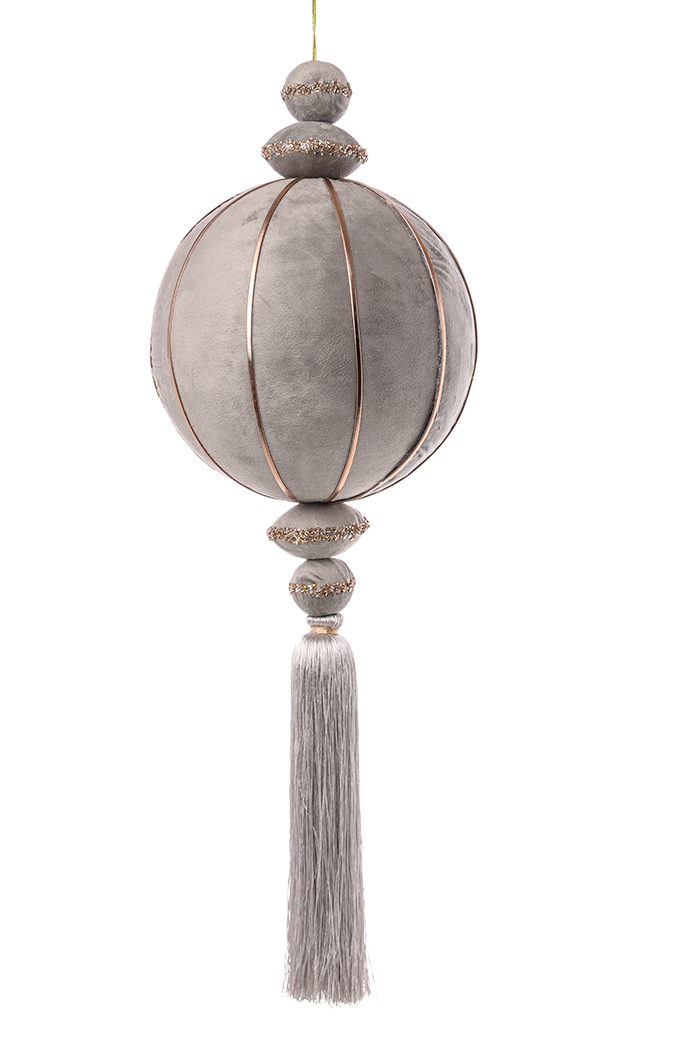 SFERA DA APP.C/DECORO D18 L55CM. PERLA