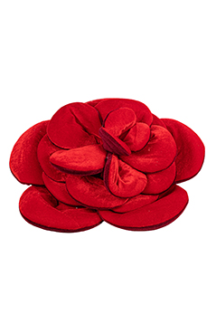 ROSA DI VELLUTO D40CM. RED   --NETTO--------