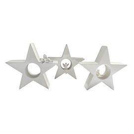 STELLA CERAMICA C/ANGELO 12CM.WH