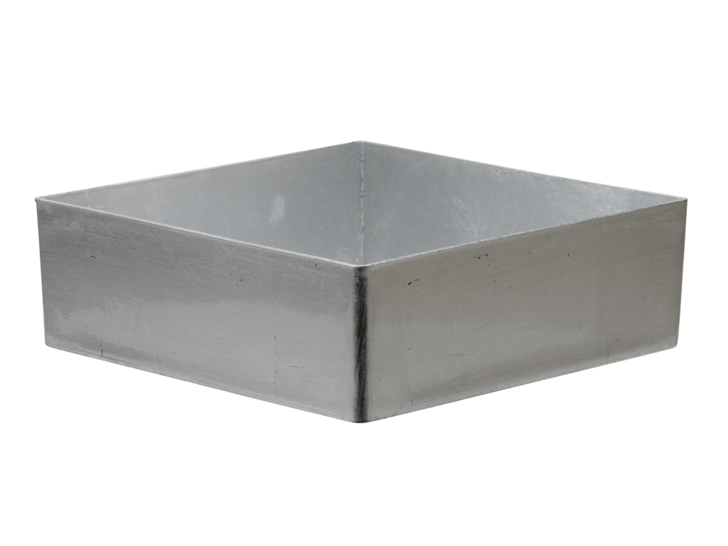 PIATTO QUAD.PL. 20X20 H.6CM ARGENTO