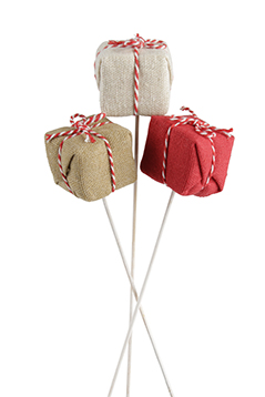 PICK C/PACCHETTINO 35CM. H25CM.18PZ.ASS.