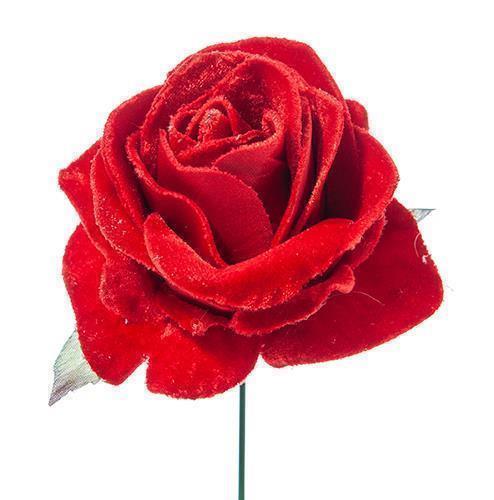 PICK ROSINO DELUXE VELVET 6PZ. 16CM. ROSSO