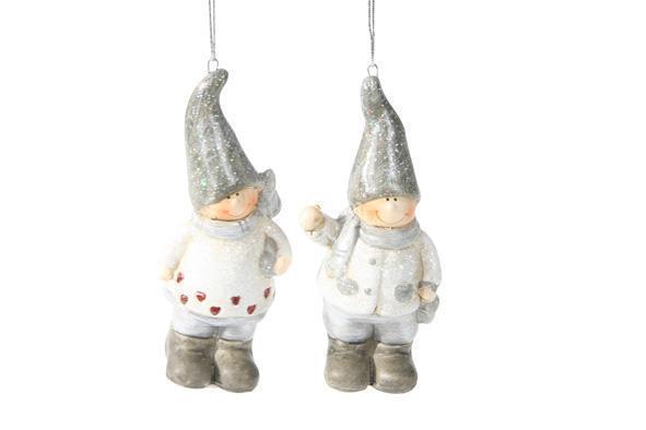 BIMBI INVERNO 6PZ. H10CM. ARG.  --NETTO-------