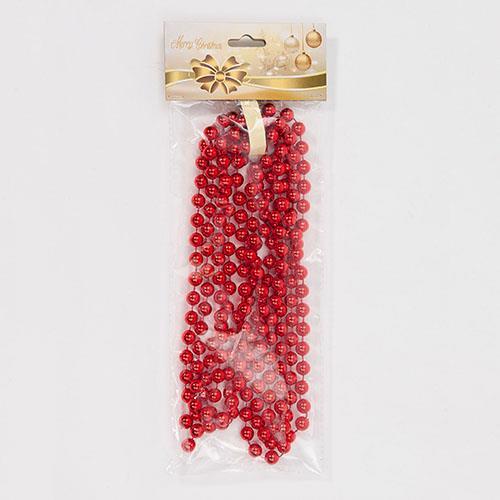 GARLAND C/SFERE D10MM. L27MT. ROSSO
