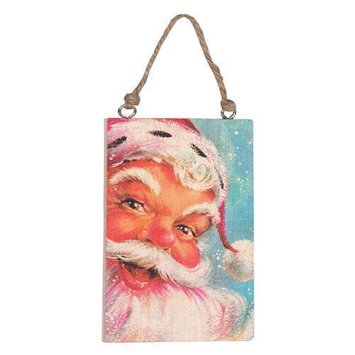 QUADRO LEGNO NATALIZIO 3SOGG. 12X8CM.