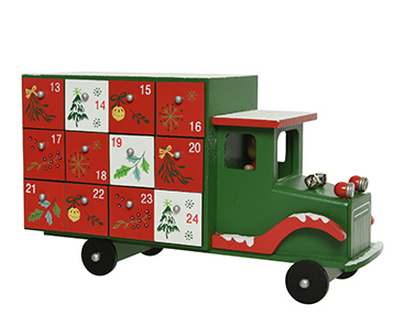 CALENDARIO AVVENTO CAMION H17 10,5X30CM.